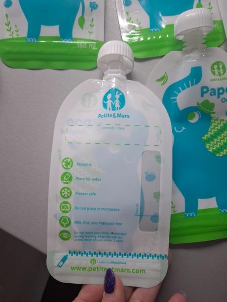 Petite&mars 6 ks kapsičky na jedlo, 