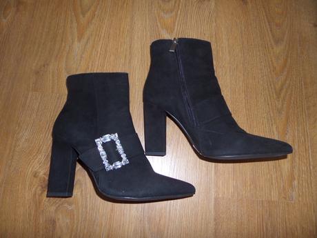 Kožené čižmy so sponou, next,41