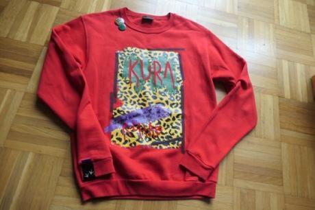 Kura collection super stylova krasna mikina s, s