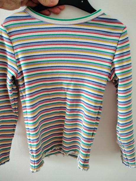 Rebrované tričko s dlhým rukávom, tchibo,116