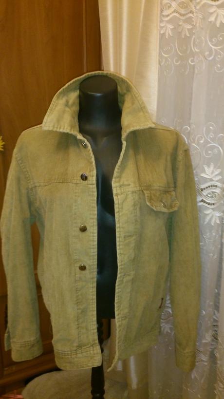 Hnedá menžestrová bunda, veľkosť l, l