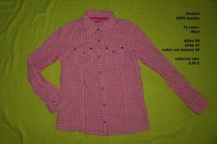 Kockovaná košeľa next, next,152