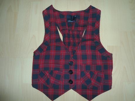 Cierno/cervena vesta, fishbone,s