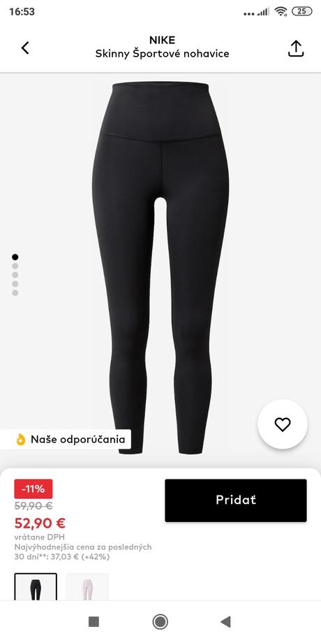 Nike legíny+ darček, nike,m