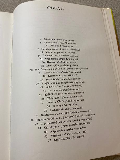 Snehulienka a iné rozprávky richard bamberger 1982,