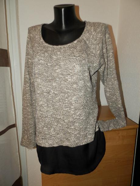 Next melírovaný sveter 2v1 xl, next,xl