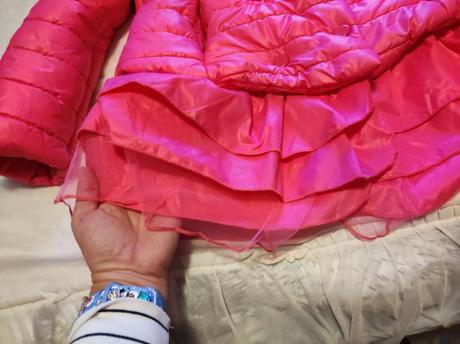 Prechodná bunda s volánom, m