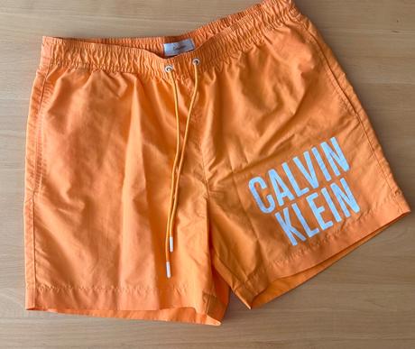 Oranzove plavky ck, calvin klein,s