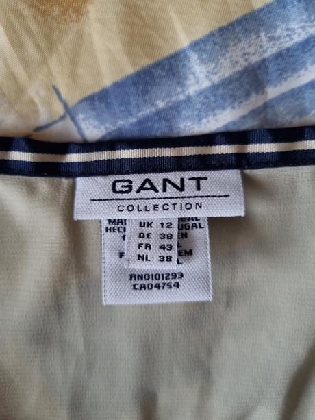 Luxusné krémové šaty gant s plisé sukňou veľ. 38, gant,38