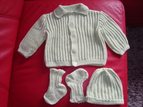 Asi 2x oblečená pletená súprava 68- 74, 74