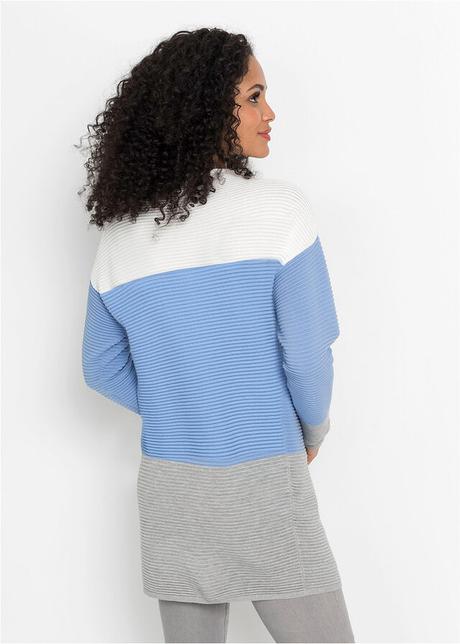 Pásikovaný pulóver, bonprix,m