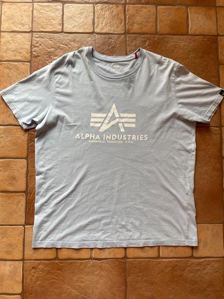 Modré tricko alpha industries, l