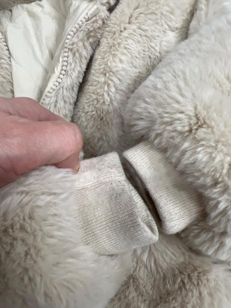 Obojstranná zimná bunda/kozuch zara č.92, zara,92