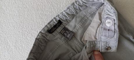 Menčestrové upcyklované nohavice, zara,98