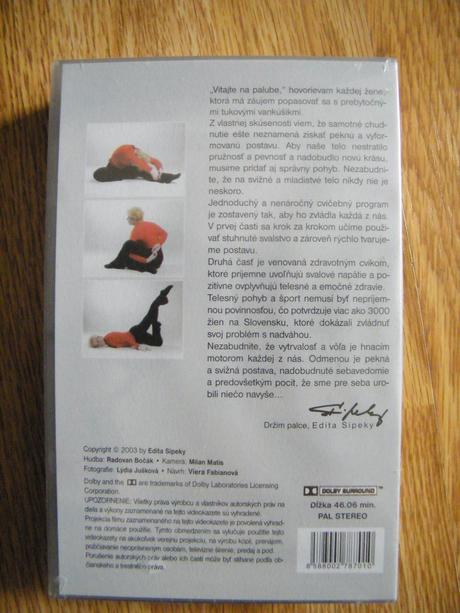 Vhs cvičíme s editou sipeky, 