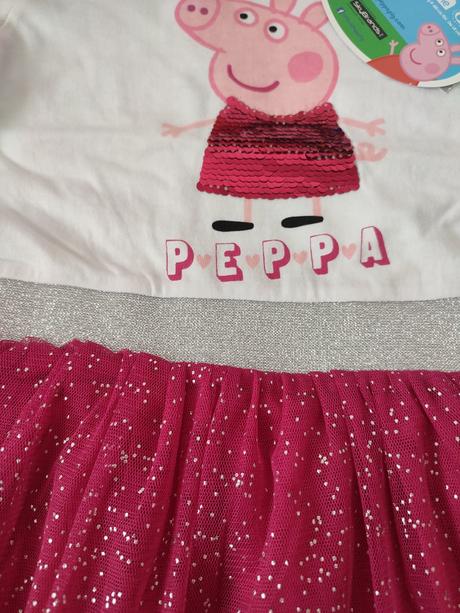 Šaty s prasiatkom peppa pig, disney,104