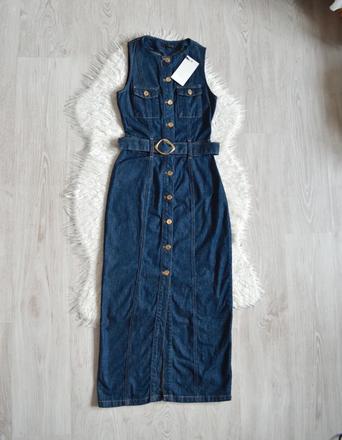 Elegatne riflove saty zara, zara,m