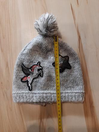 Teplá dvojvrstvová čiapka s jednorožcom, topolino,110