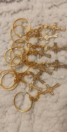 Prívesky krížik 9ks, 