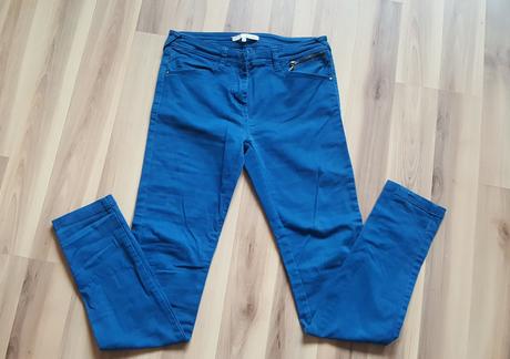 Tyrkysové rifle, nohavice, river island,xs