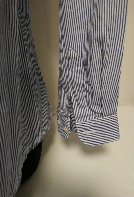 Dámska pásikavá modro biela blúzka, laura di sarpi, xxl