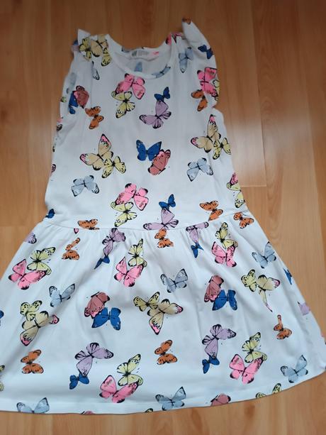 Letné šaty 4ks, h&m,122