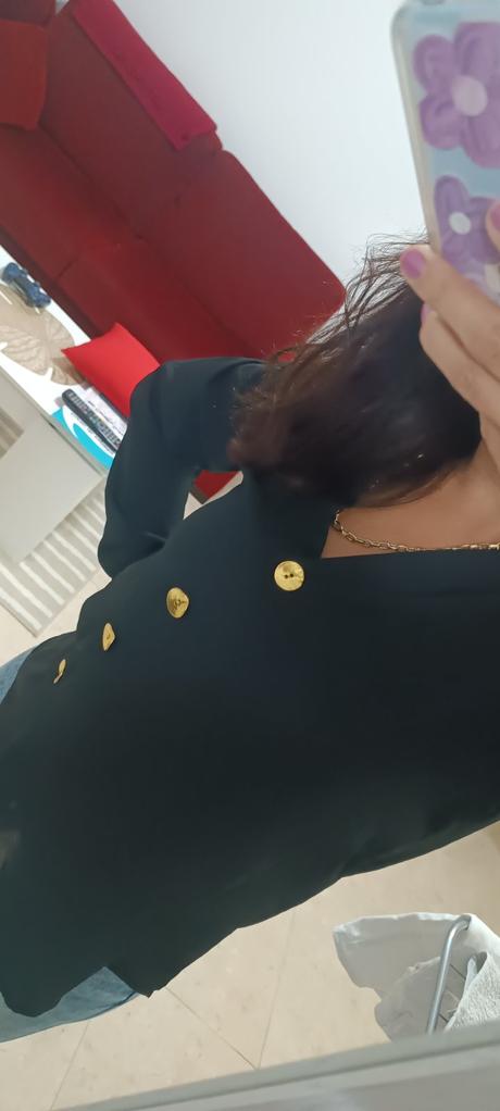 Bluzka zlate gombiky, l