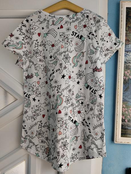 Vianočne tričko, h&m,140