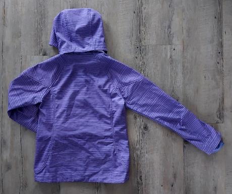Fialová softshelová bunda, h&m,170