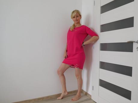 Diverse-s/m-dámske trikotové šaty ležérne bežné, 36