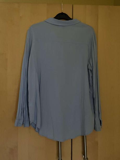 Bledomodrá dámska blúzka č.xl, h&m,xl