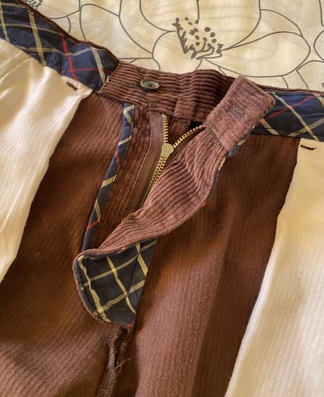 Pánske menčestrové  nohavice brooks brothers v. 32, 32