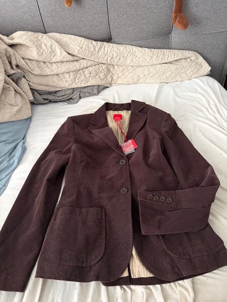 Esprit stale trendy manchester sako krasna cokolad, esprit,38