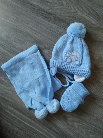 Set čiapka šál rukavice, 62