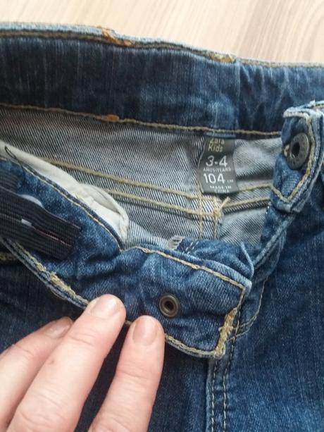 Dievčenské riflove nohavice-zara č.104, zara,104