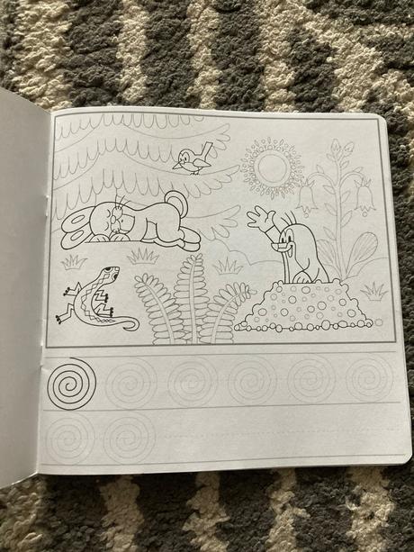 Krtek omaľovánky 3ks, 