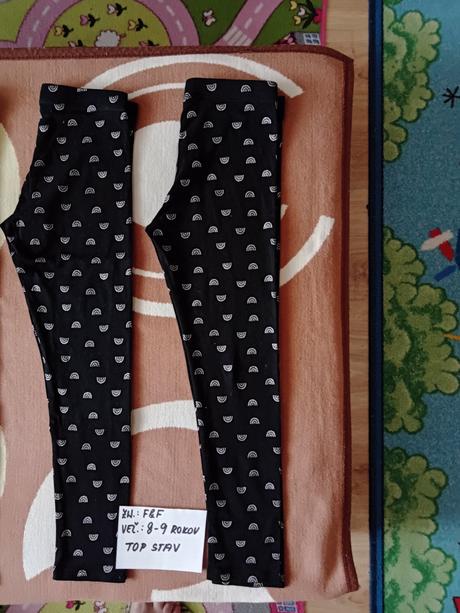 Dievčenské dlhé legíny zn.f&f veľ.8-9rokov, 128