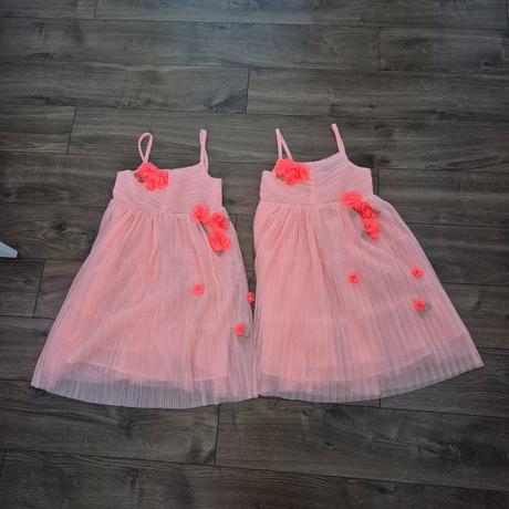 Šaty dvojičky 134, h&m,134