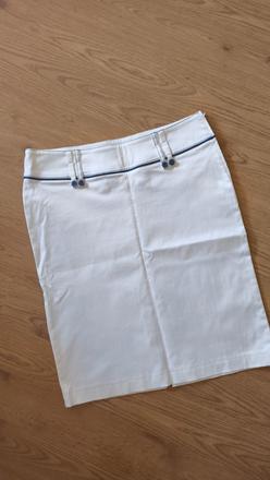 Biela elegantná sukňa chantall 38, chantall,m