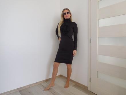 Šaty dámske elastické skvele sedia na postave-s,, s