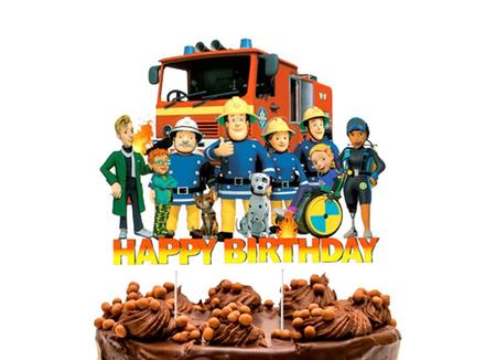 Tortový zápich požiarnik sam - skladom, tz-121,