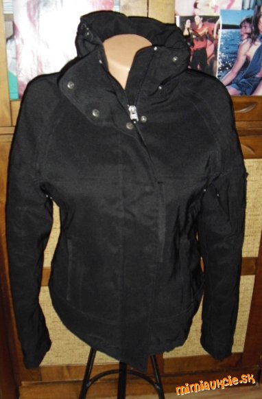 Čierna teplá bunda bik bok, m