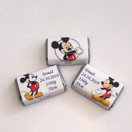 Miničokoládky na krstiny/narodeniny, 