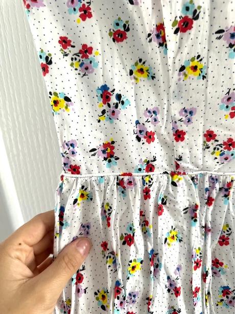 Letné kvetinové šaty bez ramienok matalan, matalan,l