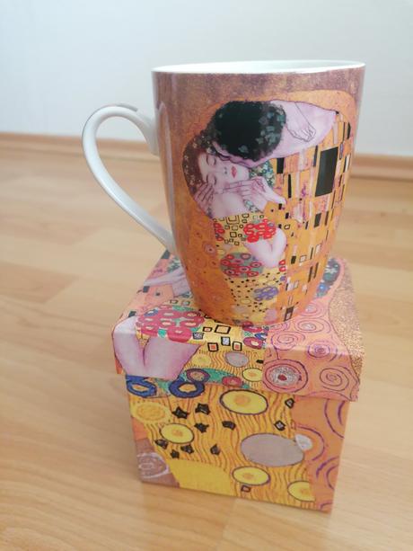 Pohár gustáv klimt v darčekovom balení,