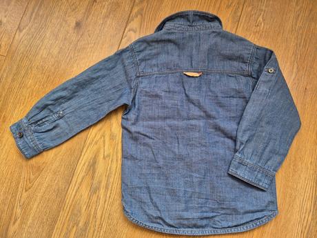 Burberry mäkká jeansová košeľa, burberry,98