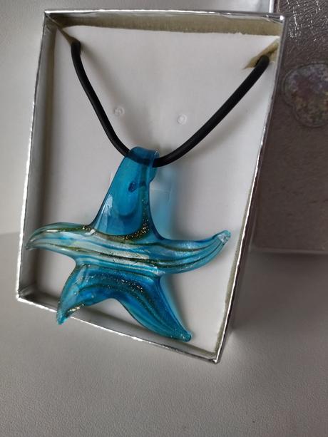 Náhrdelník sklenený,