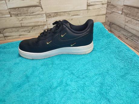 Nike air force 1 38 - dámske kožené čierne tenisky, nike,38