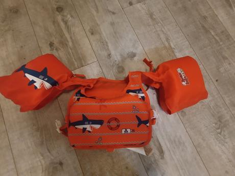 Rukavniky + vesta / pás / plavecký opasok, 