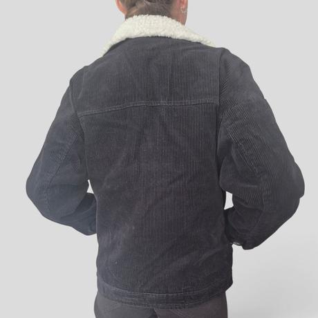 Čierna menčestrová bunda, denim co,xs